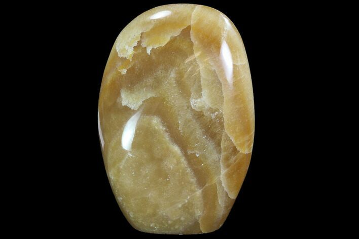 Free-Standing, Polished Brown Calcite #91759